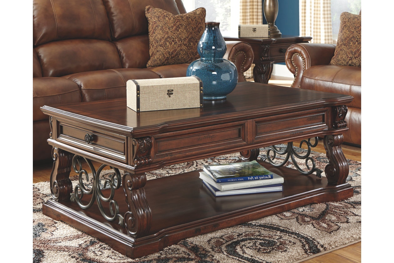 Ashley lift shop coffee table